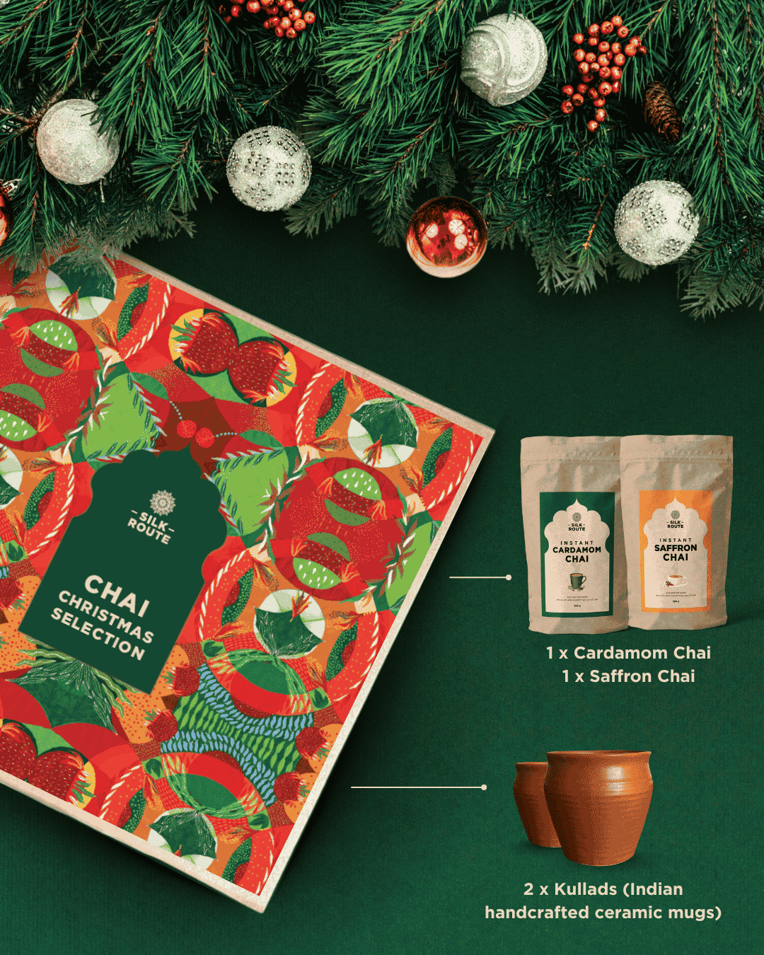 Silk Route Chai Christmas Selection : Silk Route x Luciana Amado