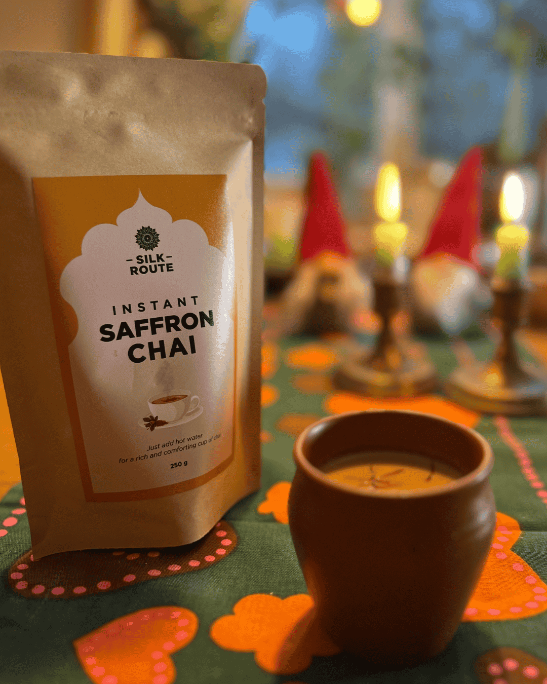 Instant Saffron Chai | Christmas Edition