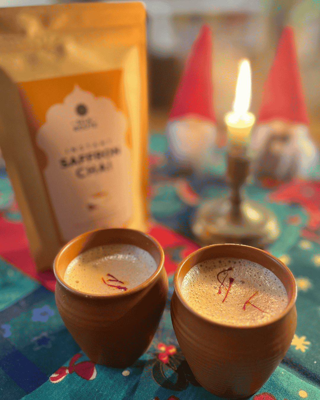 Instant Saffron Chai | Christmas Edition