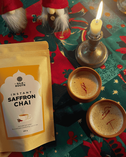 Instant Saffron Chai | Christmas Edition